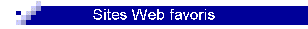 Sites Web favoris